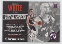 Rookies - Derrick White [EX to NM] #/99