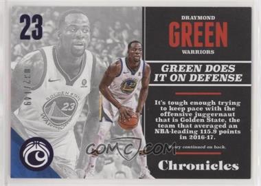 2017-18 Panini Chronicles - [Base] - Purple #40 - Draymond Green /149