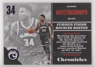 2017-18 Panini Chronicles - [Base] - Purple #53 - Giannis Antetokounmpo /149