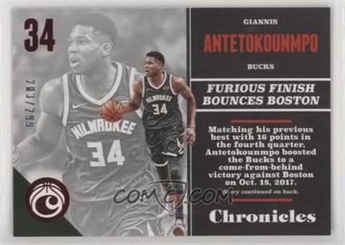 2017-18 Panini Chronicles - [Base] - Red #53 - Giannis Antetokounmpo /299