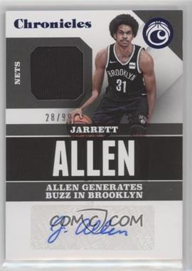 2017-18 Panini Chronicles - Signature Swatches - Blue #CSS-JAL - Jarrett Allen /99