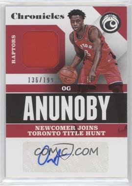 2017-18 Panini Chronicles - Signature Swatches #CSS-OGA - OG Anunoby /199