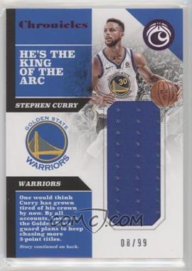 2017-18 Panini Chronicles - Swatches - Pink #CS-SCR - Stephen Curry /99