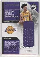 Lonzo Ball #/199