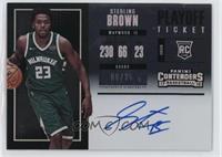 Rookie Variation - Sterling Brown (Horizontal) [EX to NM] #/35