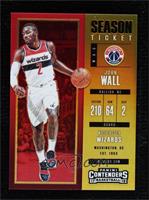 Season Ticket - John Wall #/10