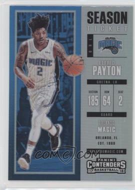 2017-18 Panini Contenders - [Base] - Premium Edition Silver Prizm #7 - Season Ticket - Elfrid Payton