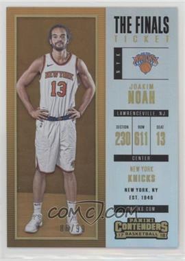 2017-18 Panini Contenders - [Base] - Premium Edition Silver Prizm #71 - Season Ticket - Joakim Noah