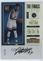 Rookie - Justin Patton #/49