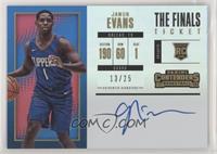 Rookie Variation - Jawun Evans (Horizontal) [Noted] #/25