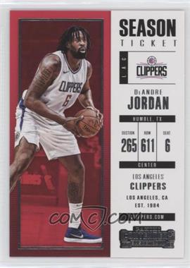 2017-18 Panini Contenders - [Base] #100 - Season Ticket - DeAndre Jordan