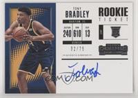 Rookie Ticket Variation - Tony Bradley (Horizontal) #/75