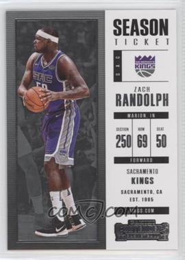 2017-18 Panini Contenders - [Base] #30 - Season Ticket - Zach Randolph