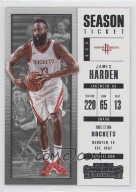 2017-18 Panini Contenders - [Base] #77 - Season Ticket - James Harden