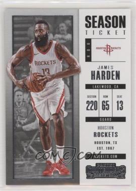 2017-18 Panini Contenders - [Base] #77 - Season Ticket - James Harden