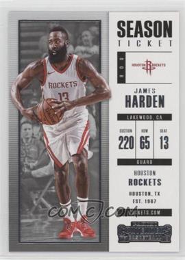 2017-18 Panini Contenders - [Base] #77 - Season Ticket - James Harden