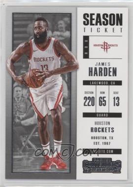 2017-18 Panini Contenders - [Base] #77 - Season Ticket - James Harden