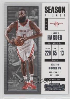 2017-18 Panini Contenders - [Base] #77 - Season Ticket - James Harden