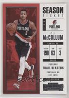 Season Ticket - C.J. McCollum