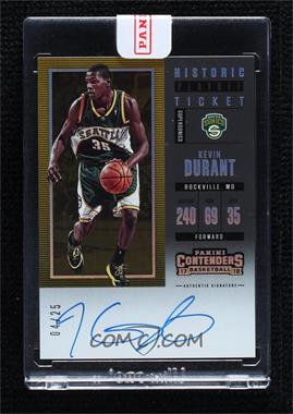2017-18 Panini Contenders - Historic Rookie Ticket - Playoff Ticket #HRT-KD - Kevin Durant /25 [Uncirculated]