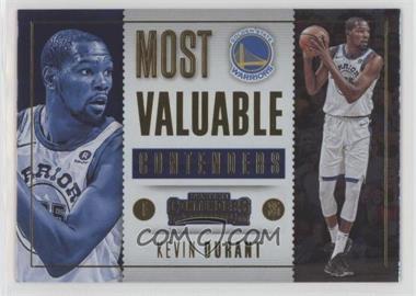 2017-18 Panini Contenders - Most Valuable Contenders #5 - Kevin Durant