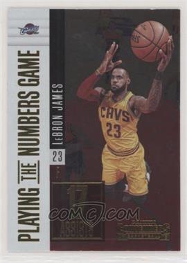 2017-18 Panini Contenders - Playing the Numbers Game #19 - LeBron James