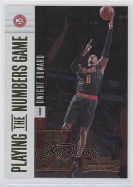 2017-18 Panini Contenders - Playing the Numbers Game #24 - Dwight Howard