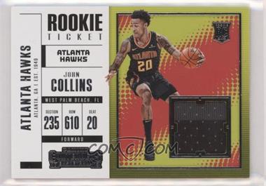 2017-18 Panini Contenders - Rookie Ticket Swatches #RTS-17 - John Collins