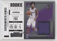 De'Aaron Fox