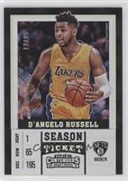 Season - D'Angelo Russell (Yellow Jersey) #/15