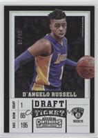 Season Variation - D'Angelo Russell (Purple Jersey) #/99