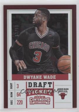 2017-18 Panini Contenders Draft Picks - [Base] - Draft Ticket #17.1 - Season - Dwyane Wade /99