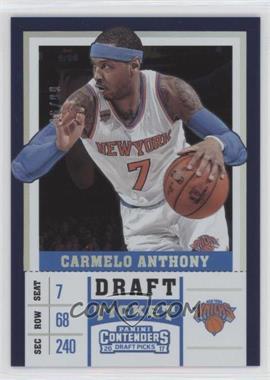 2017-18 Panini Contenders Draft Picks - [Base] - Draft Ticket #7.1 - Season - Carmelo Anthony (White Jersey) /99