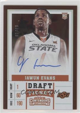 2017-18 Panini Contenders Draft Picks - [Base] - Draft Ticket #81.2 - College Variation - Jawun Evans /99