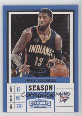 2017-18 Panini Contenders Draft Picks - [Base] #40.1 - Season - Paul George