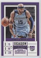 Season Variation - Vince Carter