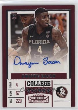 2017-18 Panini Contenders Draft Picks - [Base] #84 - College - Dwayne Bacon