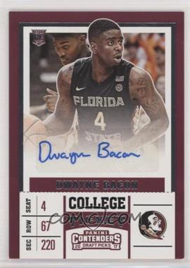 2017-18 Panini Contenders Draft Picks - [Base] #84 - College - Dwayne Bacon