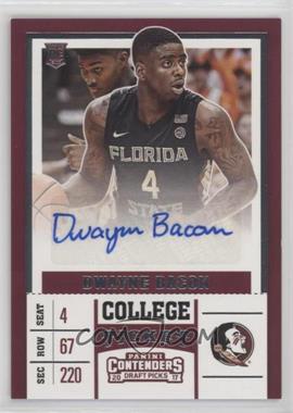 2017-18 Panini Contenders Draft Picks - [Base] #84 - College - Dwayne Bacon