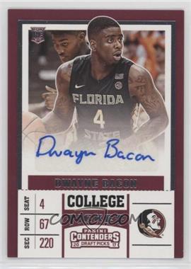 2017-18 Panini Contenders Draft Picks - [Base] #84 - College - Dwayne Bacon