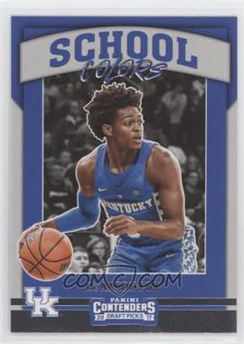 2017-18 Panini Contenders Draft Picks - School Colors #7 - De'Aaron Fox