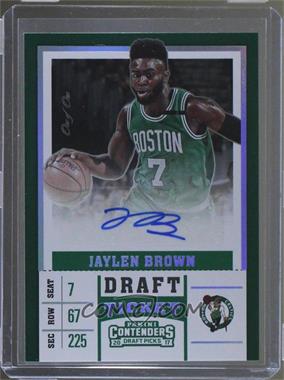 2017-18 Panini Contenders Draft Picks - Season Ticket Signatures - Draft Ticket #8 - Jaylen Brown /1