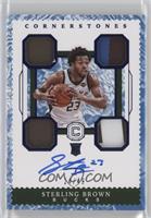 Rookie Cornerstones - Sterling Brown #/49