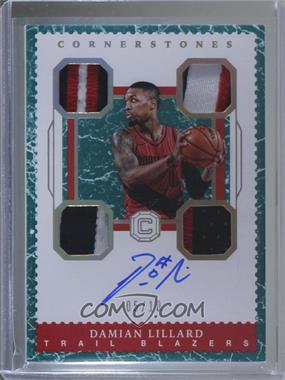 2017-18 Panini Cornerstones - Cornerstones Relic Autographs - Marble #C-DLL - Damian Lillard /10