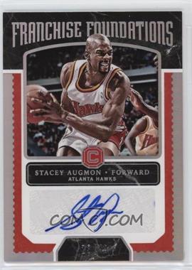 2017-18 Panini Cornerstones - Franchise Foundations Signatures - Silver #FF-SAG - Stacey Augmon /49