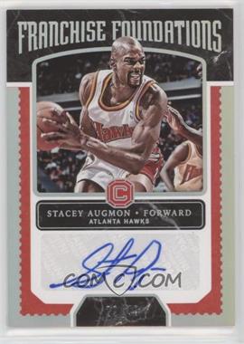 2017-18 Panini Cornerstones - Franchise Foundations Signatures - Silver #FF-SAG - Stacey Augmon /49