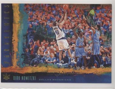 2017-18 Panini Court Kings - Box Topper Panoramics #9 - Dirk Nowitzki [EX to NM]