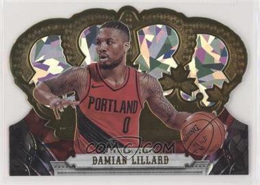 2017-18 Panini Crown Royale - [Base] - Gold Crystal #4 - Damian Lillard /10