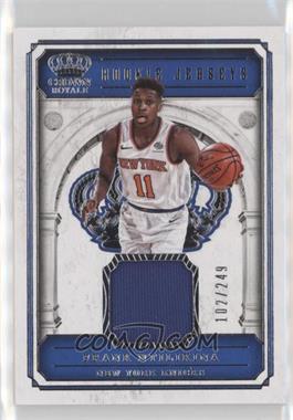 2017-18 Panini Crown Royale - Rookie Jerseys #RJ-18 - Frank Ntilikina /249