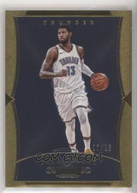 2017-18 Panini Dominion - [Base] - Gold #97 - Paul George /25